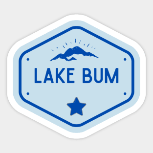 Official Lake Bum Apparel Sticker